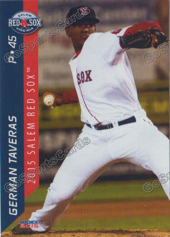 2015 Salem Red Sox German Taveras