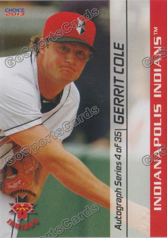2013 Indianapolis Indians Gerrit Cole