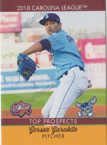 2018 Carolina League Top Prospects Gerson Garabito