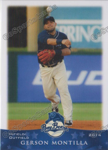 2014 Mobile BayBears Gerson Montilla