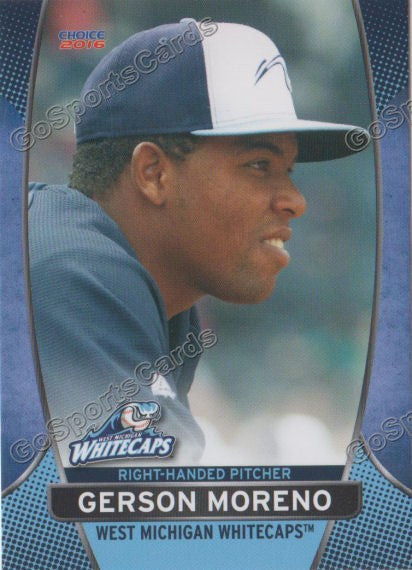 2016 West Michigan Whitecaps Gerson Moreno
