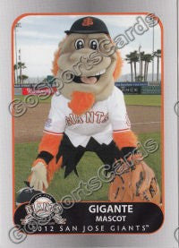 2012 San Jose Giants Gigante
