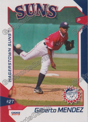 2013 Hagerstown Suns Gilberto Mendez