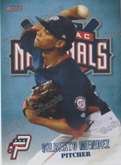 2014 Potomac Nationals Gilberto Mendez