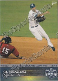 2012 New Orleans Zephyrs Gil Velazquez
