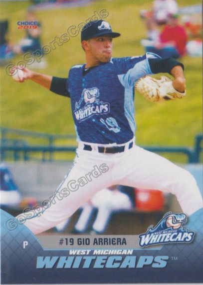 2019 West Michigan Whitecaps Gio Arriera