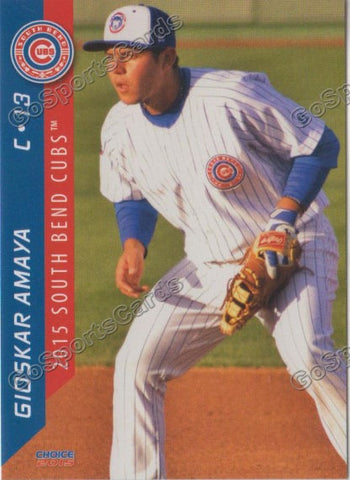 2015 South Bend Cubs Gioskar Amaya