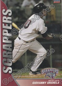2010 Mahoning Valley Scrappers Giovanny Urshela