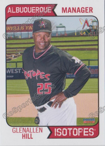 2016 Albuquerque Isotopes Glenallen Hill