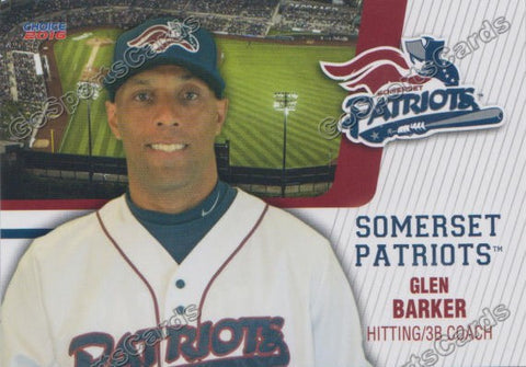 2016 Somerset Patriots Glen Barker