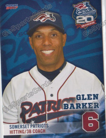 2017 Somerset Patriots Glen Barker