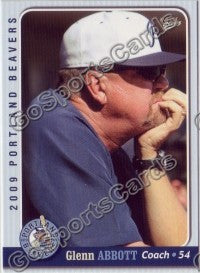 2009 Portland Beavers Glen Abbott