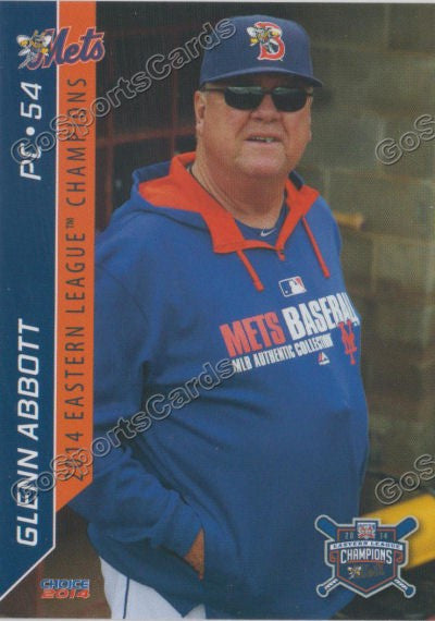 2014 Binghamton Mets Champions Glenn Abbott