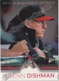 2012 Albuquerque Isotopes Glenn Dishman