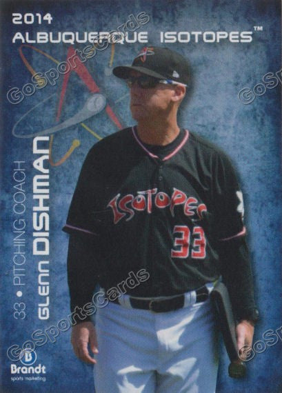 2014 Albuquerque Isotopes Glenn Dishman