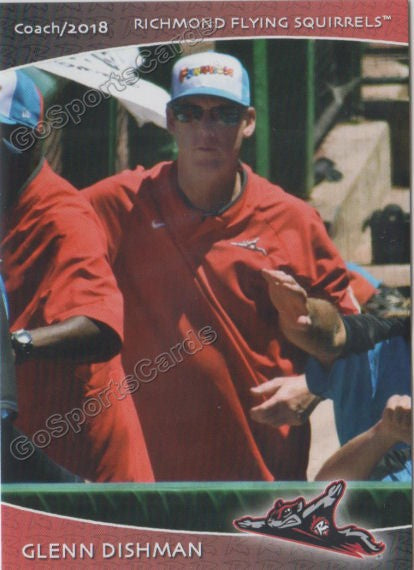 2018 Richmond Flying Squirrels Glenn Dishman
