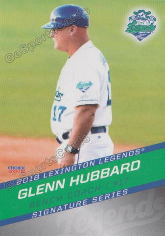 2018 Lexington Legends Glenn Hubbard