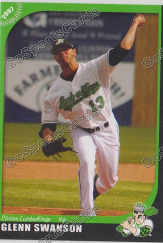 2007 Clinton Lumberkings Glenn Swanson