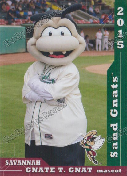 2015 Savannah Sand Gnats Gnate T Gnat Mascot