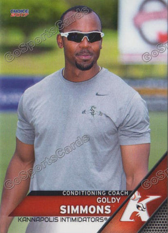 2017 Kannapolis Intimidators Goldy Simmons