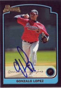 Gonzalo Lopez 2003 Bowman #250 (Autograph)