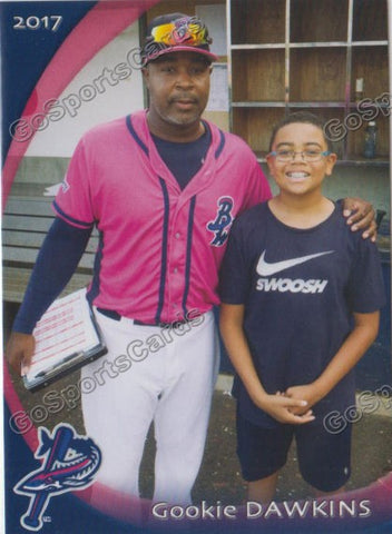 2017 Pensacola Blue Wahoos Gookie Dawkins