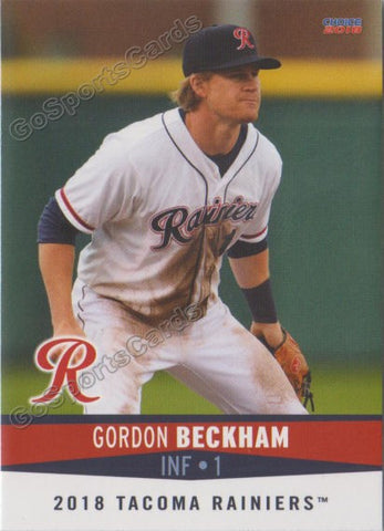 2018 Tacoma Rainiers Gordon Beckham