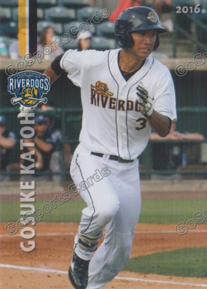 2016 Charleston RiverDogs Gosuke Katoh