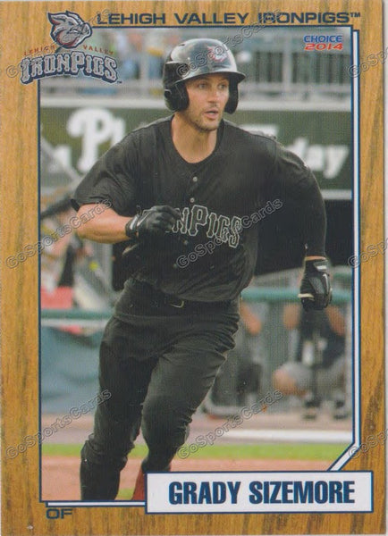 2014 Lehigh Valley IronPigs 2nd Grady Sizemore