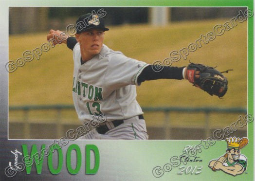 2013 Clinton Lumberkings Grady Wood