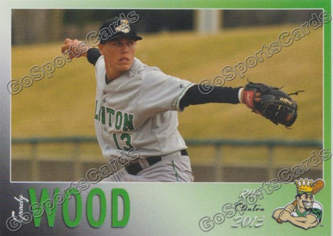 2013 Clinton Lumberkings Grady Wood