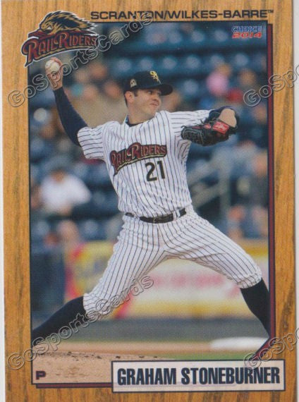 2014 Scranton Wilkes Barre Railriders Graham Stoneburner