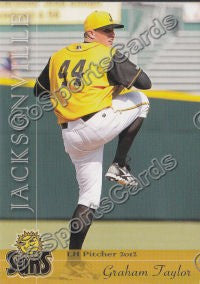 2012 Jacksonville Suns Graham Taylor