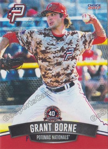 2017 Potomac Nationals Grant Borne