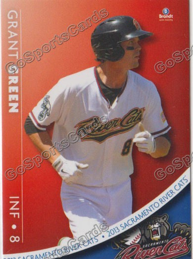 2013 Sacramento River Cats Grant Green