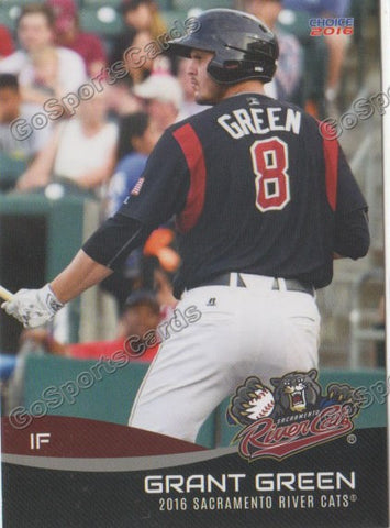 2016 Sacramento River Cats Grant Green