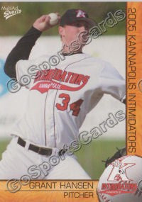 2005 Kannapolis Intimidators Grant Hansen
