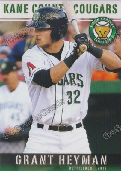 2015 Kane County Cougars Grant Heyman