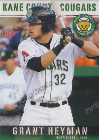 2015 Kane County Cougars Grant Heyman