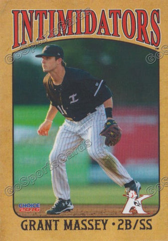  2016 Kannapolis Intimidators Grant Massey