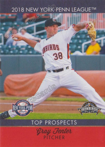 2018 New York Penn League Top Prospects NYPL Gray Fenter