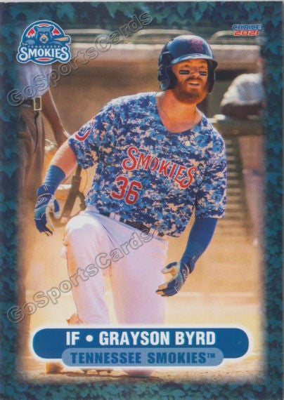 2021 Tennessee Smokies Grayson Byrd