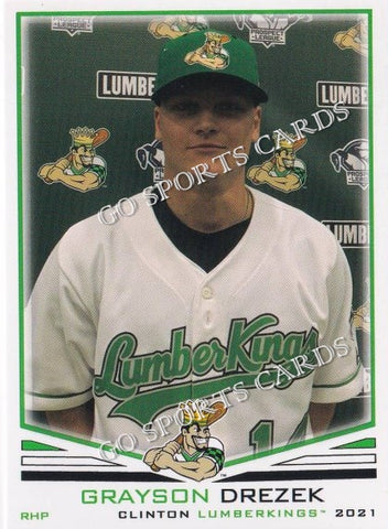 2021 Clinton LumberKings Grayson Drezek
