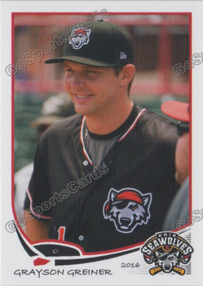 2016 Erie SeaWolves Grayson Greiner