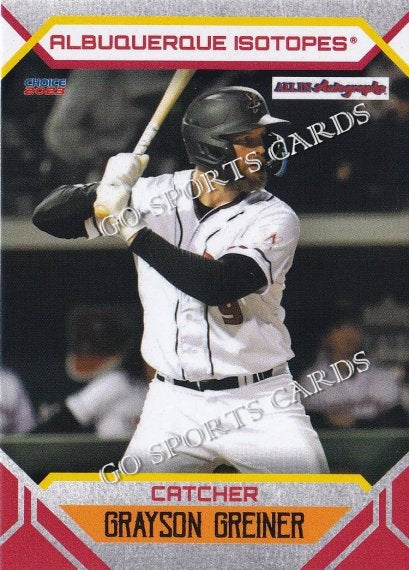 2023 Albuquerque Isotopes Grayson Greiner