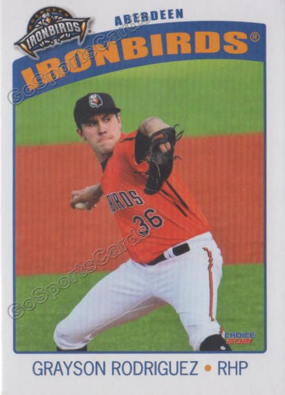 2021 Aberdeen Ironbirds Grayson Rodriguez