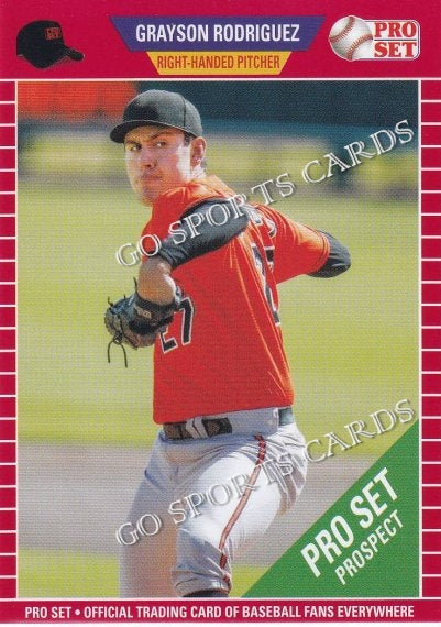 2021 Leaf Pro Set 05 Grayson Rodriguez Red