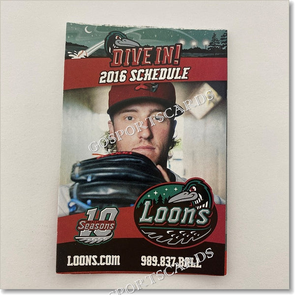 2016 Great Lakes Loons Pocket Schedule