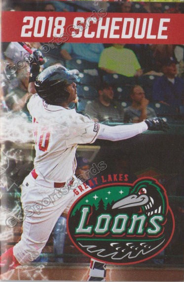 2018 Great Lakes Loons Pocket Schedule