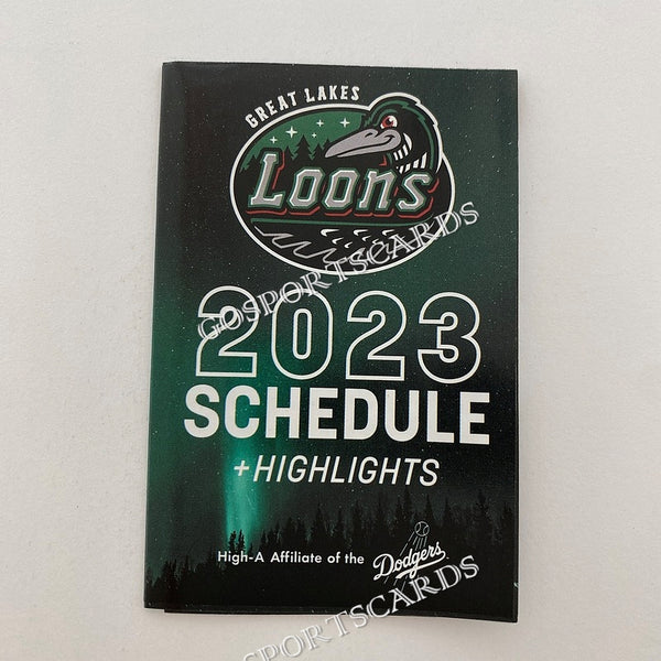 2023 Great Lakes Loons Pocket Schedule